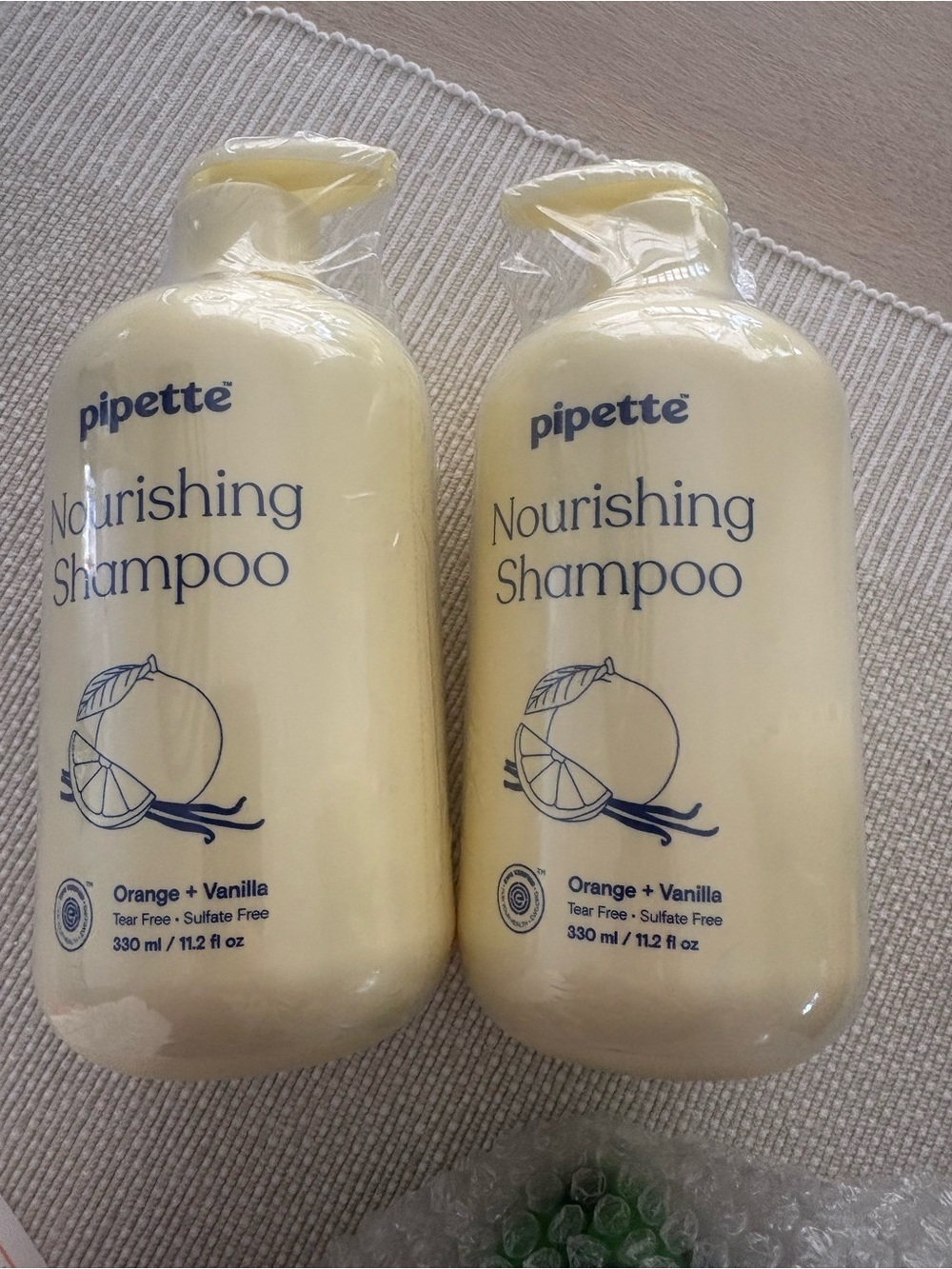 Pipette Nourishing Shampoo for Kids - Orange Vanilla bundle of 2